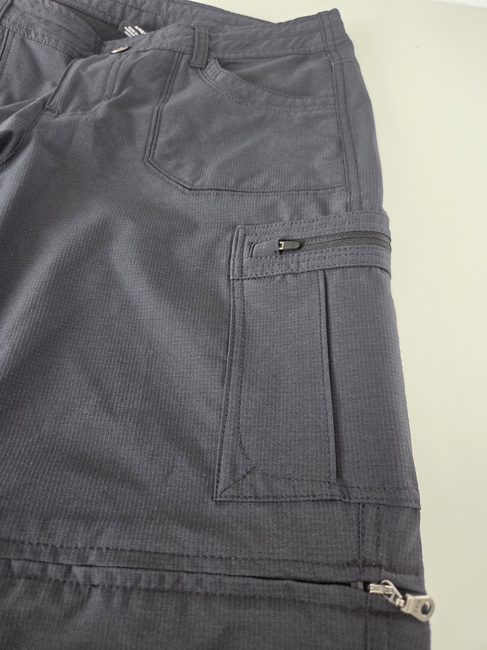 Kuhl Womens 8R Gray Cargo Zip-Off Utility Pants Shorts Hiking Outdoor Pockets - Picture 15 of 15